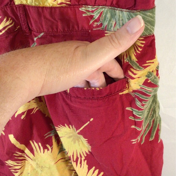 Free People Women’s Malibu Hawaiian Romper Maroon Size S P Boho Resort Vacation - Picture 6 of 10